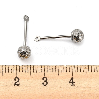 Tarnish Resistant 304 Stainless Steel Threaded Ball Eyepin STAS-M330-01B-P-1