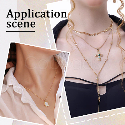 DIY Brass Bracelets & Necklaces Jewelry Making Kits DIY-SC0028-28-1