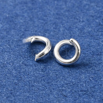 Brass Open Jump Rings KK-G604-08S-14-1