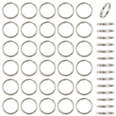 100Pcs Iron Split Key Rings IFIN-FS0001-65B-1