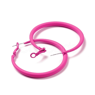 Alloy Big Hoop Earrings for Women EJEW-M201-01D-1