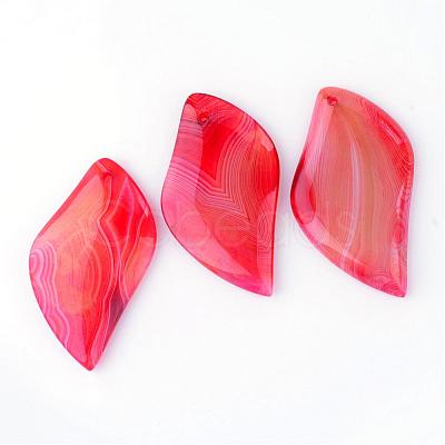 Natural Agate Pendants G-S207-M1-1