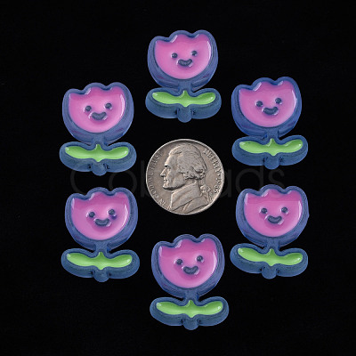 Transparent Acrylic Beads X-MACR-S374-03B-04-1