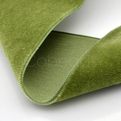 Polyester Velvet Ribbon for Gift Packing and Festival Decoration SRIB-M001-13mm-570-1