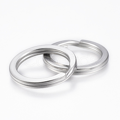 Tarnish Resistant 304 Stainless Steel Split Key Rings LS-STAS-P177-2.2x28mm-P-1
