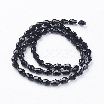 Glass Beads Strands GLAA-R024-11x8mm-13-1