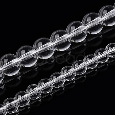 Transparent Glass Beads Strands GLAA-T032-T6mm-13-1