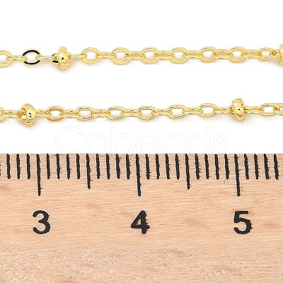 Brass Satellite Chains Necklace for Women NJEW-P265-38G-1