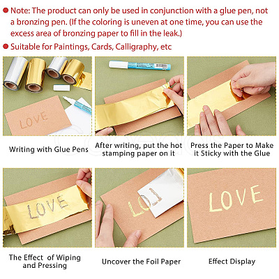 Stamping Foil Paper DIY-WH0430-182A-1