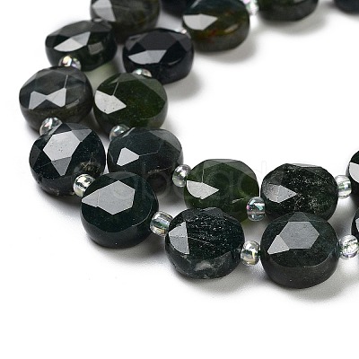 Natural Moss Agate Beads Strands G-NH0010-C01-01-1