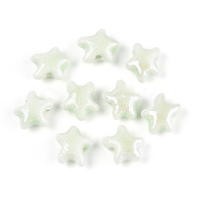 Handmade Porcelain Beads PORC-Q002-03C-01-1