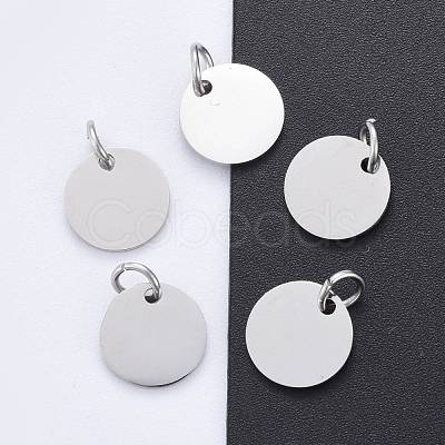 Tarnish Resistant 201 Stainless Steel Pendants STAS-S105-T637-1-10-1