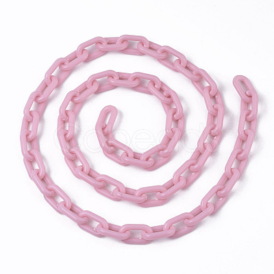 Opaque Acrylic Cable Chains SACR-N010-002H-1