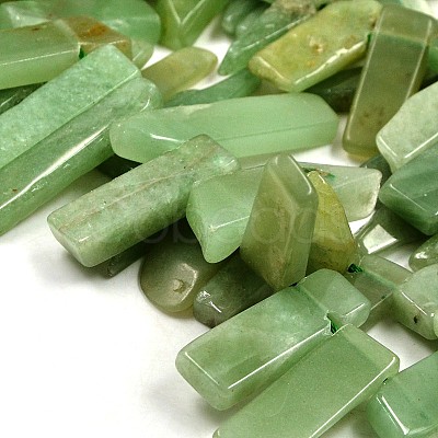 Chip Natural Green Aventurine Graduated Beads Strands G-P064-11-1