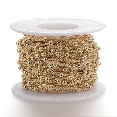 Soldered Brass Cable Chains KK-S332-17G-1