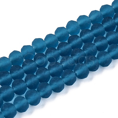 Transparent Glass Beads Strands LS-EGLA-A044-T6mm-MD27-1