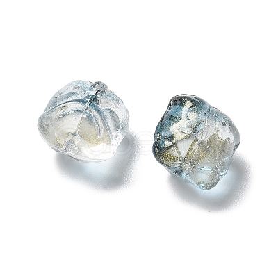 Baking Paint Transparent Glass Beads GLAA-C035-01A-1