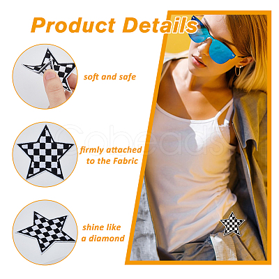 20Pcs Nylon Clothing Patches PATC-FH0001-18-1
