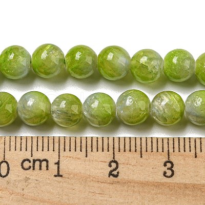 Dyed Natural White Jade Beads Strands G-F764-01A-1