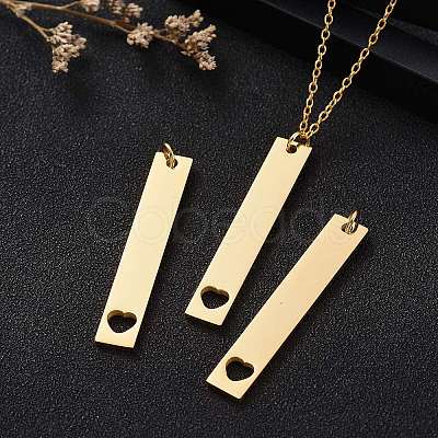 Ion Plating(IP) 304 Stainless Steel Pendants STAS-I311-13G-1