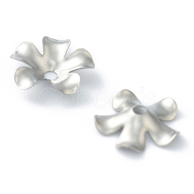 Non-Tarnish 304 Stainless Steel Bead Caps STAS-H149-25P-1