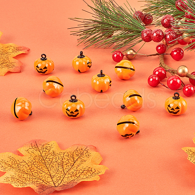 20Pcs Halloween Pumpkin Bell KKB-GF0001-01-1