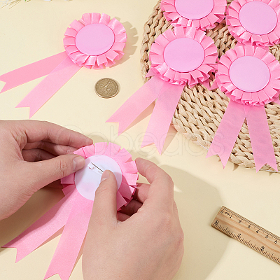 20Pcs Polyester Ribbon Brooches JEWB-CP0001-56A-1