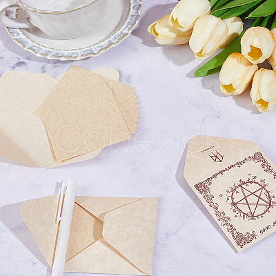 36Pcs Pentagram Pattern Tarot Card Theme Paper Greeting Card WICR-CN0001-04-1