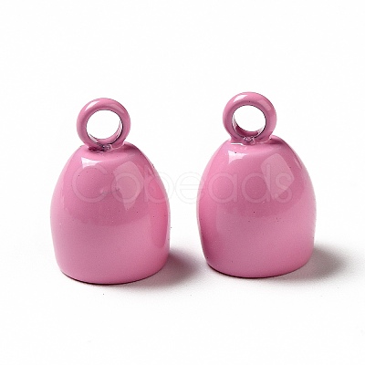 Spray Painted 201 Stainless Steel Cord Ends STAS-G304-01-1