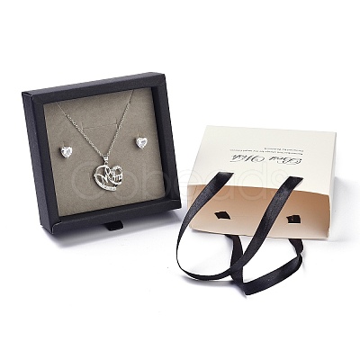Paper Drawer Jewelry Set Box LS-CON-P015-03C-1