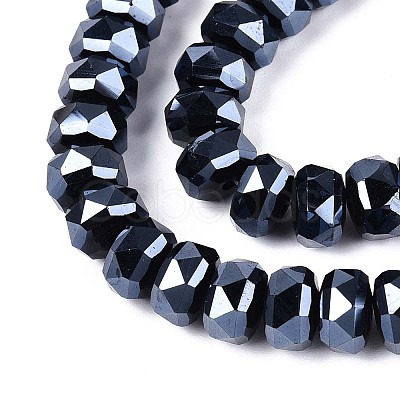 Electroplate Glass Beads Strands EGLA-N022-04A-A02-1