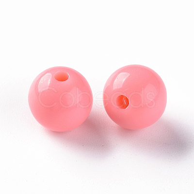 Opaque Acrylic Beads X-MACR-S370-C10mm-A04-1