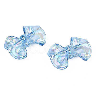 Transparent Acrylic Beads X-TACR-N006-63A-1