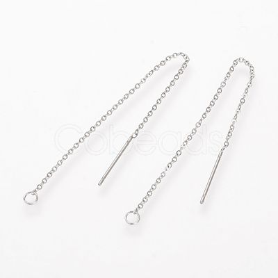 Tarnish Resistant 304 Stainless Steel Earring Findings X-STAS-S070-1