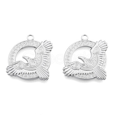 Non-Tarnish 201 Stainless Steel Pendants STAS-N098-268P-1