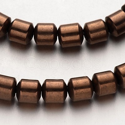 Electroplate Non-magnetic Synthetic Hematite Bead Strands G-F300-28-08-1