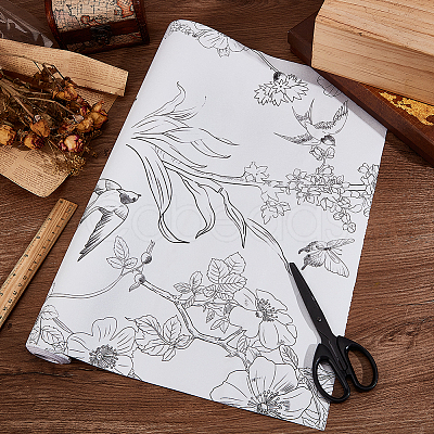 PVC Waterproof Wall Stickers STIC-WH0004-50B-1