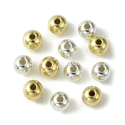 200Pcs 2 Colors CCB Plastic Beads CCB-FS0001-07-1