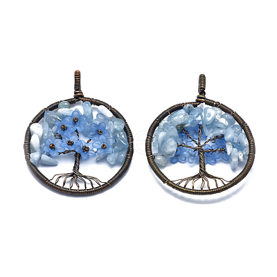 Natural & Synthetic Gemstone Pendants G-E529-A-1