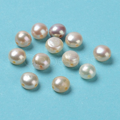 Natural Cultured Freshwater Pearl Beads Strands PEAR-P005-05A-02-1