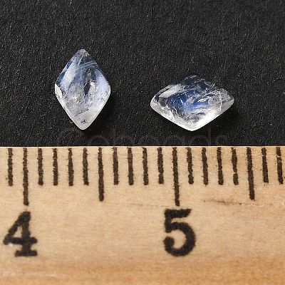 Natural Grade AA Rainbow Moonstone Cabochons G-L616-05-1