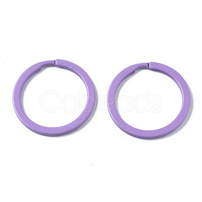 Spray Painted Iron Split Key Rings X-KEYC-S255-003-1