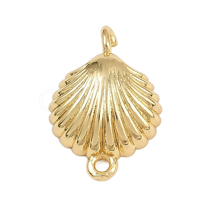 Brass Sea Animal Connector Charms KK-I352-29G-01-1