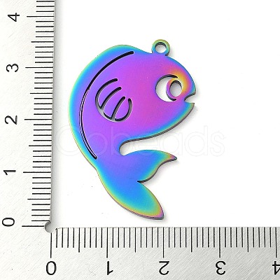304 Stainless Steel Pendants STAS-R116-07RC-1