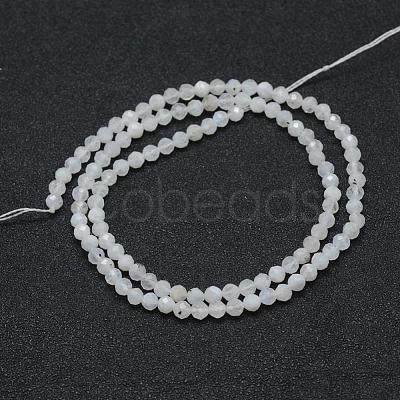Natural Rainbow Moonstone Beads Strands G-E411-08-4mm-1
