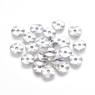 Tibetan Style Alloy Wavy Spacer Beads X-LF9350Y-1