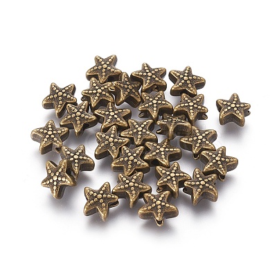 Tibetan Style Alloy Beads TIBE-H1078-AB-NR-1