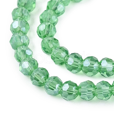 Electroplate Transparent Glass Beads Strands LS-EGLA-A035-T3mm-A21-1