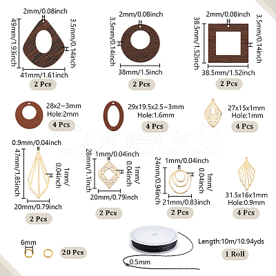 DIY Pendant Kits DIY-GA0007-44-1