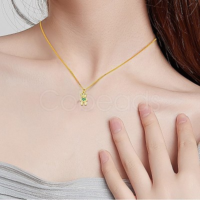 16Pcs 8 Colors Brass Micro Pave Cubic Zirconia Pendants KK-SZ0005-99-1